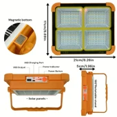 ProKAMA Ledli Solar Projektör 200W BK-200W (5433) thumbnail 2