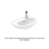 Creavit TP030 Oval Lavabo Beyaz 30x45cm thumbnail 1