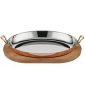 Multi Metal Bakır Oval Sahan ve Nihale A101OV30A thumbnail 2