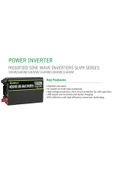 Solinved 12V 1000W Modifiye Sinüs İnvertör – SLVM1000 thumbnail 6
