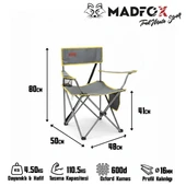 Madfox TrekMate Strap Katlanır Outdoor Koltuk thumbnail 4