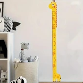 Sevimli Sarı Zürafa Boy Ölçüsü Sticker thumbnail 3