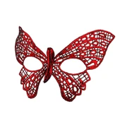 Kırmızı Dantel Masquerade Maskesi 7 No thumbnail 3