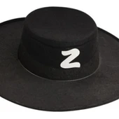 Zorro Şapka Maske Set Yetişkin thumbnail 4
