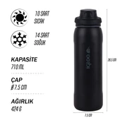 Igloo Veloce Termos 710ml-SİYAH thumbnail 9