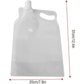 Plastik Kapaklı Su Torbası 1 Litre thumbnail 3