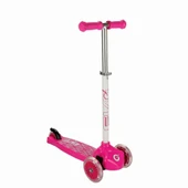 Evo Işıklı 3 Tekerlekli Pembe Scooter thumbnail 2