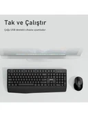 Philips SPT6348 Kablosuz Türkçe Q Klavye ve Mouse Seti thumbnail 6