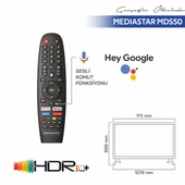 Mediastar 50" Android HD Led TV thumbnail 2
