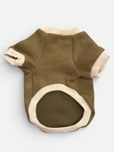 Minik Aslan Köpek Sweatshirt – Haki thumbnail 5
