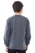 Basic Bisiklet Yaka Şardonlu Çocuk Sweatshirt 3-12 Yaş thumbnail 5