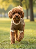 Minik Aslan Köpek Sweatshirt – Haki thumbnail 7