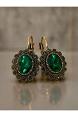 Black Diamond Taşlı Oval Küpe thumbnail 7