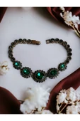 Oval Kristal Taşlı Bileklik thumbnail 1