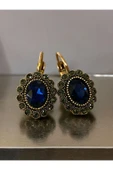 Black Diamond Taşlı Oval Küpe thumbnail 11
