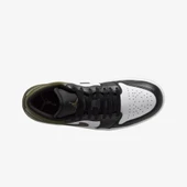 Nike Air Jordan 1 Low Black Toe Medium Olive thumbnail 6