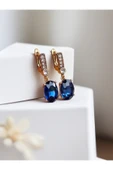 Kristal Taşlı Oval Küpe thumbnail 8