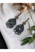 Zirkon Taşlı Tasarım Küpe thumbnail 3