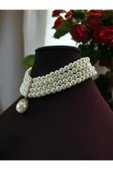 İnci Mayorka Choker Kolye thumbnail 3