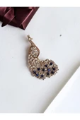 İnci Tavuskuşu Motif Broş thumbnail 12