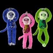 Süslü Maymunlar Peluş Oyuncak 45 cm 1 adet thumbnail 1