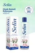 Selin Parfümlü Kolonya Çiçek Buketi 400 ml 4'lü Set thumbnail 2