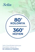 Selin Parfümlü Kolonya Çiçek Buketi 400 ml 4'lü Set thumbnail 5