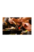 Bambu Ahşap Çin Çubukları - Bamboo Chopsticks - 5 Çift thumbnail 2