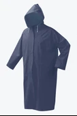 Yağmurluk Pvc Polyester Pardesü Xl Lacivert thumbnail 2