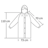 Yağmurluk Pvc Polyester Pardesü Xl Lacivert thumbnail 5