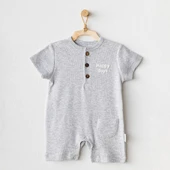 Erkek Bebek Tulum Romper Basic AC25893 thumbnail 4