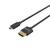 SmallRig 3043B Ultra Slim 4K HDMI Kablosu (D - A Micro) 55cm thumbnail 2