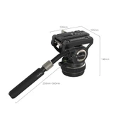 SmallRig DH10 4165 Video Tripod Kafası thumbnail 1