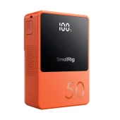 SmallRig 4871 VB50 Mini V Montajlı Pil (Turuncu) thumbnail 2