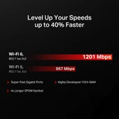 Mercusys MR62X 3 Port 1500 Mbps Router thumbnail 5
