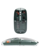 Şeffaf Tasarımlı Bluetooth Kablosuz Mouse Pilli Kullanım thumbnail 5