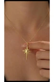 Luxury Kutup Yıldızı Kolye 925 Ayar thumbnail 1