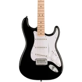 Squier Sonic Stratocaster Akçaağaç Klavye Sİyah Elektro Gitar thumbnail 3