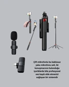 NPL2S TRİPOT +K11 YAKA MİKROFONU SET thumbnail 3
