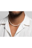 Erkek İnci Kolye 925 Ayr thumbnail 1