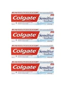 Colgate Sensitive Diş Macunu 4 x 75 ml+ Hediye Dynamic Diş Fırçası Orta thumbnail 1