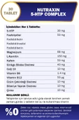 NUTRAXIN 5 HTP COMPLEX 30 TABLET thumbnail 3