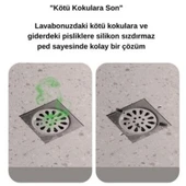 Koku Önleyici Silikon Gider Kapağı thumbnail 4