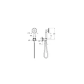 VitrA Origin Classic El Duşu Takımı Krom A45795 thumbnail 2