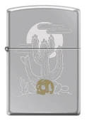 Zippo Cactus And Skull Dizayn Çakmak thumbnail 1