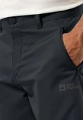 Jack Wolfskin Active Track Erkek Şort Gri thumbnail 7