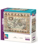 Yappuzz Eski Dünya Haritası 1000 Parça - 5434 thumbnail 1