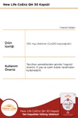 NEW LİFE CoEnz QH Ubiquinol 30 Kapsül thumbnail 3