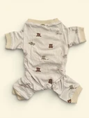 Teddy Pamuklu Köpek Tulum Pijama thumbnail 4