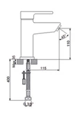 Newarc Premium Lavabo Bataryası 832521 thumbnail 2
